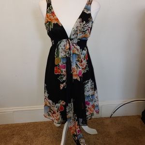 Plunge neck size small dress
